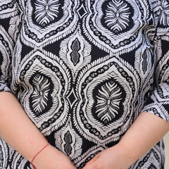 Women’s Stylish Rayon Monochrome Pattern Top (Plus Size)