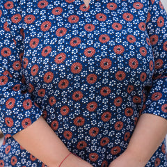 Women’s Multicolour Printed Rayon Everyday Comfort Top (Plus Size)