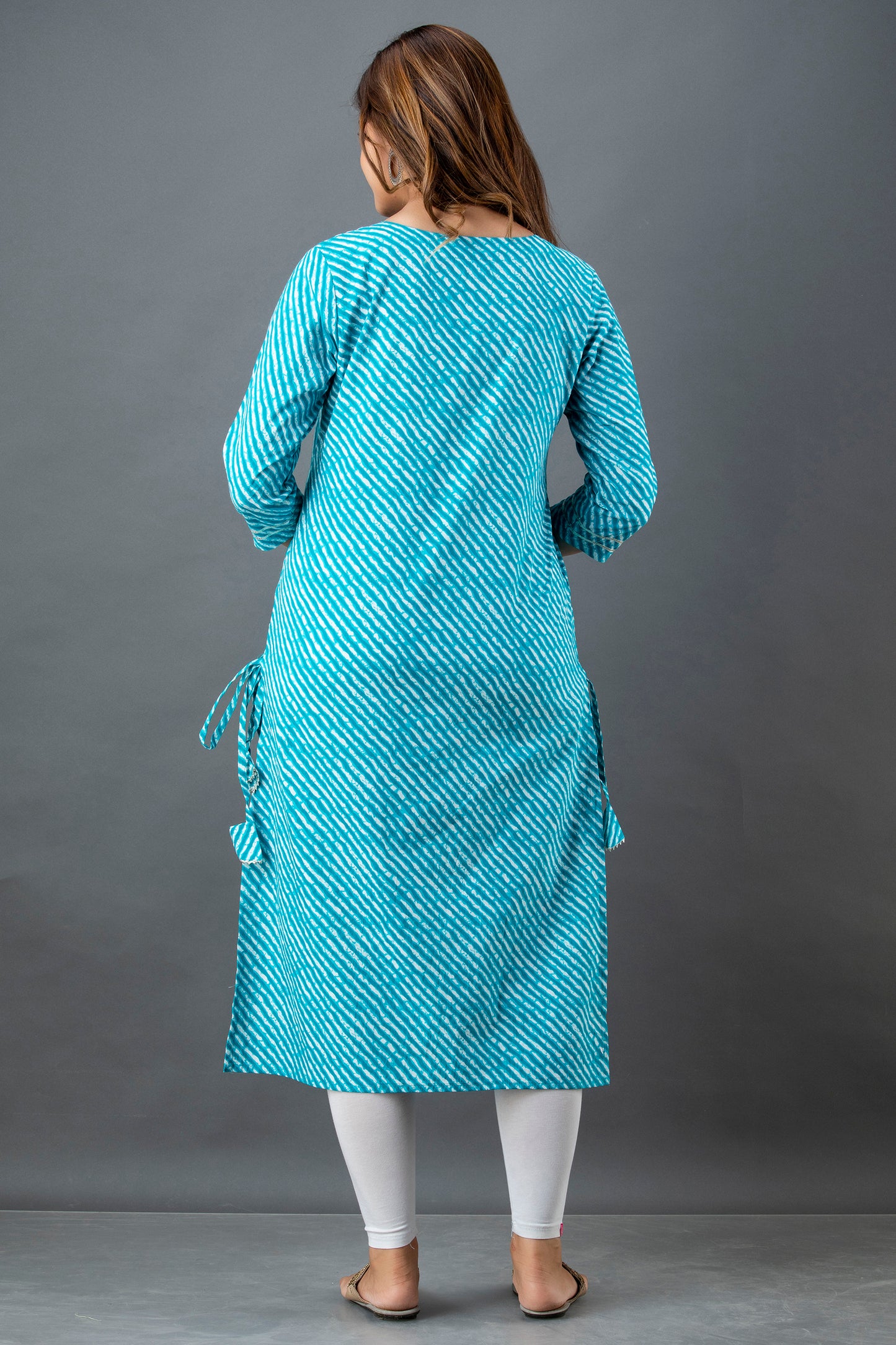 Rama Green Lehariya Kurta