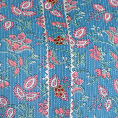 Grey Printed Cotton Kurti (Plus Size)