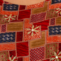 Maroon Modal Printed Anarkali Kurti (Plus Size)