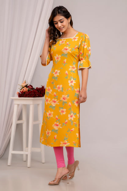 Sunlit Floral Kurta