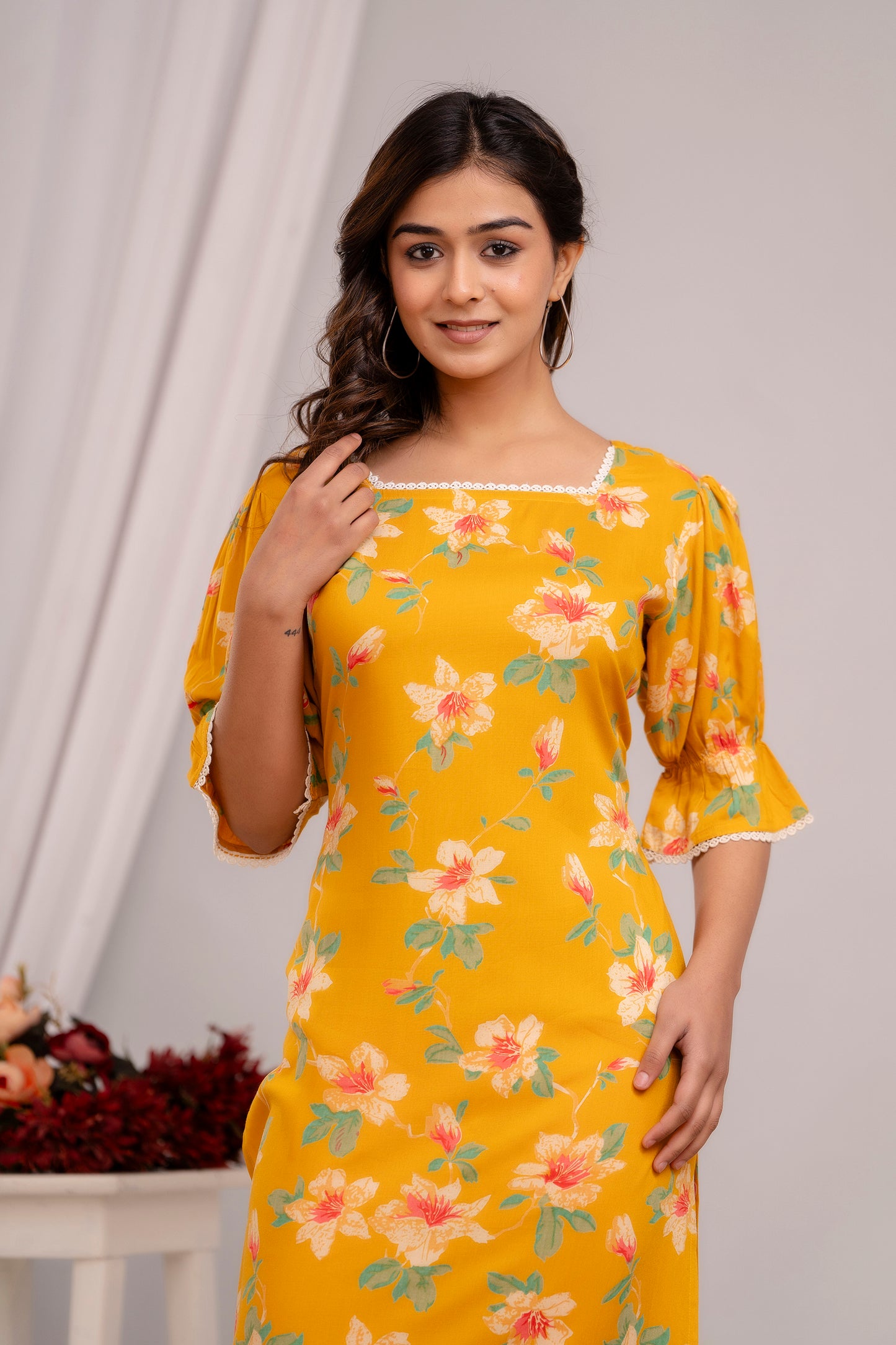 Sunlit Floral Kurta