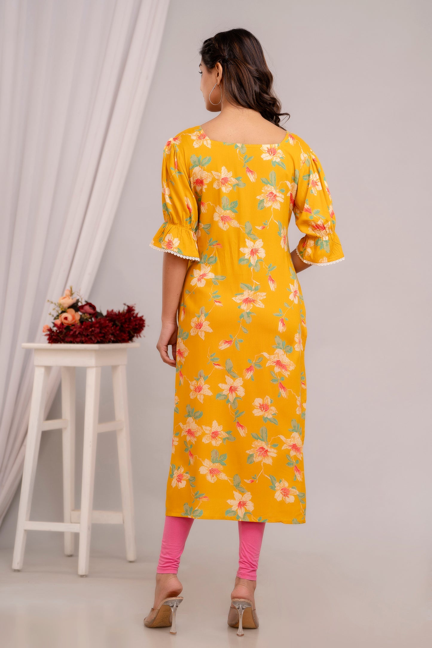 Sunlit Floral Kurta