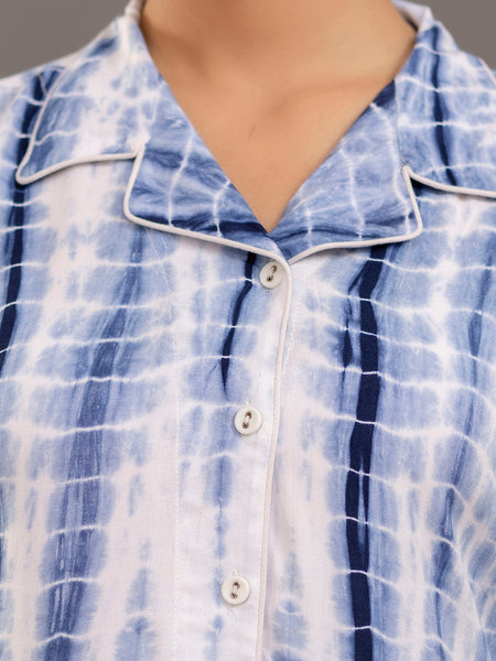 Ocean Breeze Tie-Dye Nightwear Set