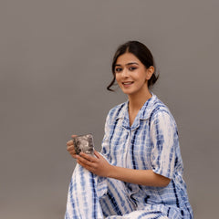Ocean Breeze Tie-Dye Nightwear Set