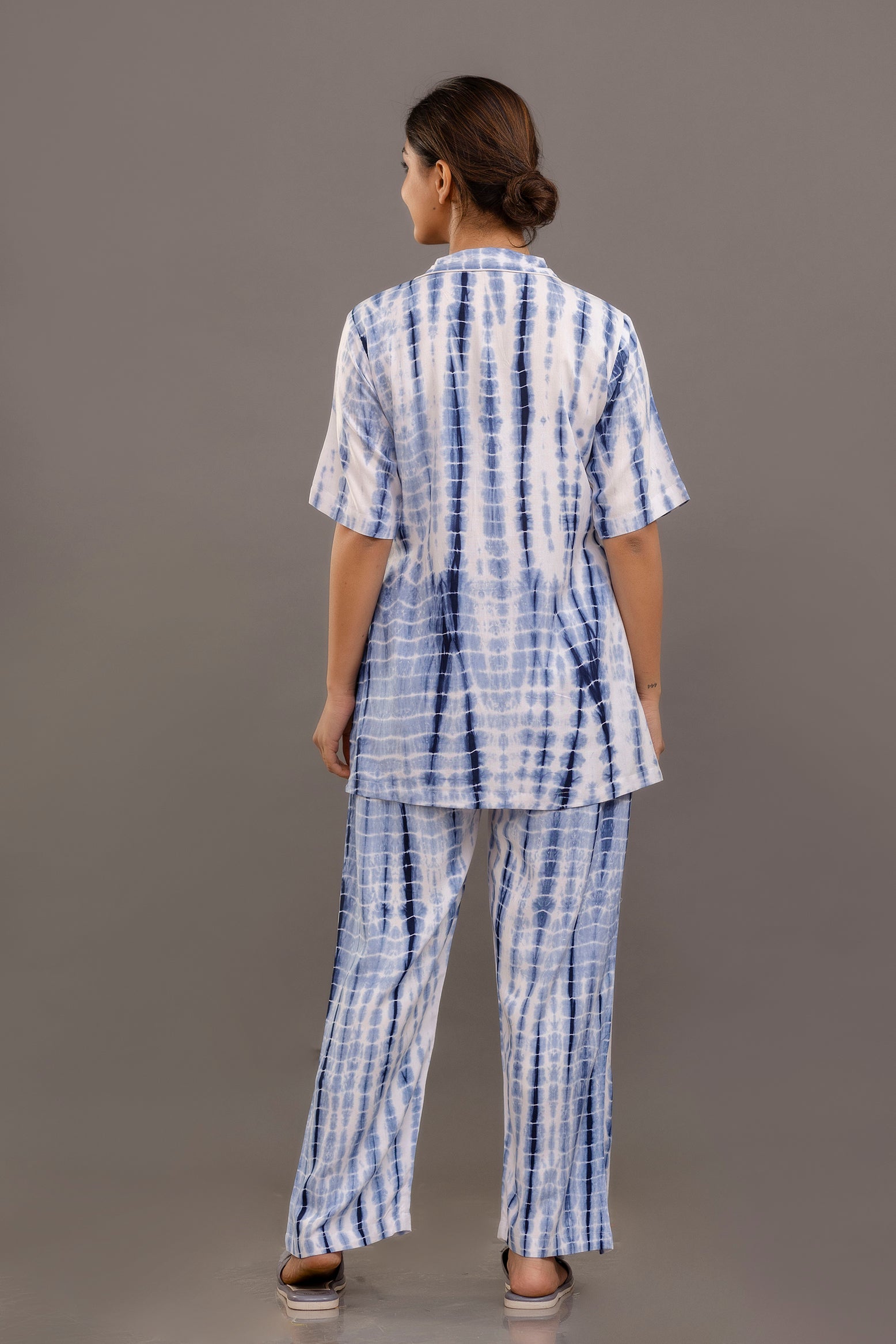 Ocean Breeze Tie-Dye Nightwear Set
