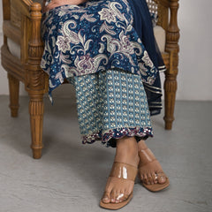 Stylish Rayon Blue Kurta Pajama Set with Dupatta