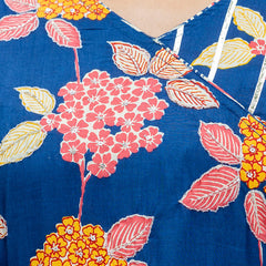 Floral Fusion Anarkali Kurta Pant Set With Dupatta