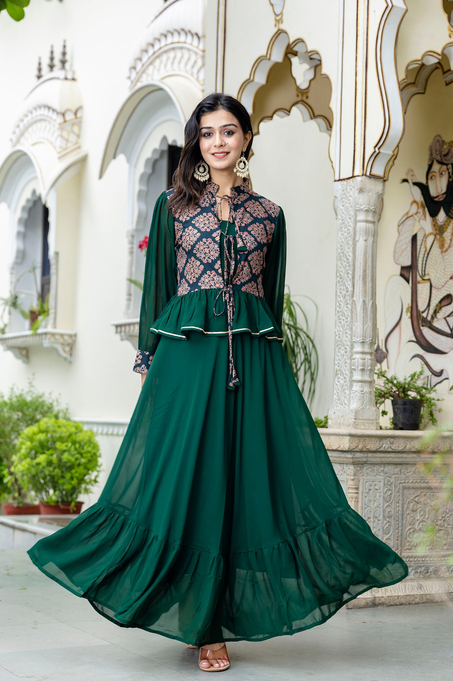 Emerald Green Dress