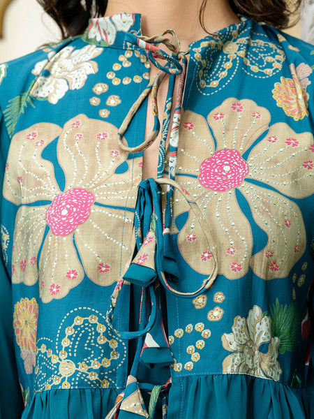 Turquoise Grace Dress