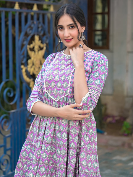 Amethyst Allure Mini Dress