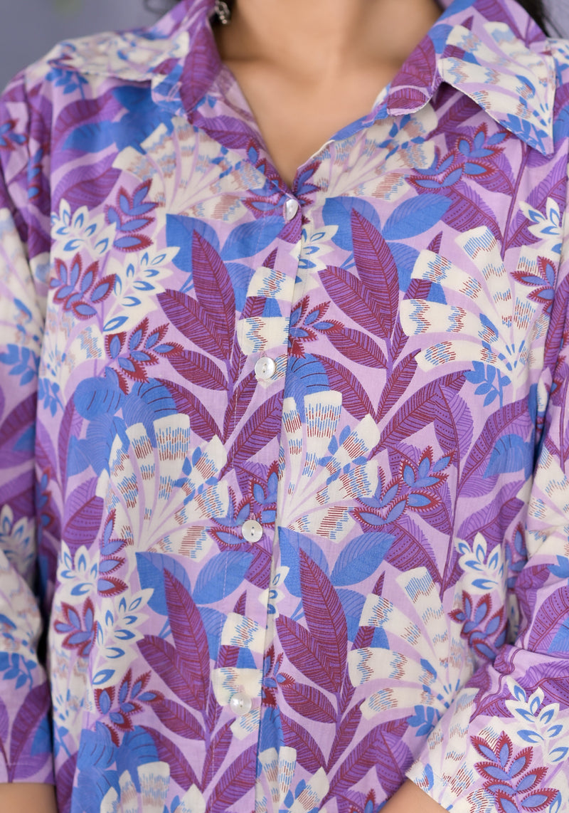 Violet Bloom Co-Ord Set