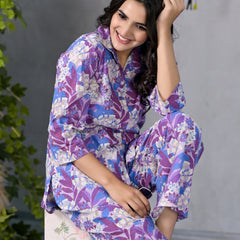 Violet Bloom Co-Ord Set