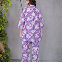 Violet Bloom Co-Ord Set