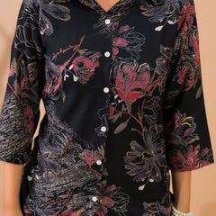 Black Co-Ord Set with Palazzo Pants