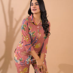 Rust Co-Ord Set with Palazzo Pants