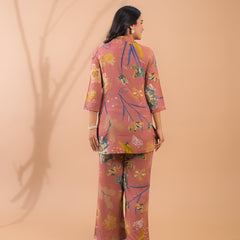 Rust Co-Ord Set with Palazzo Pants