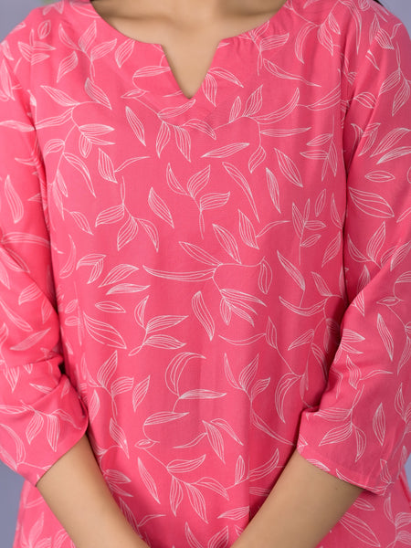 Blissful Leafy Gajari Lounge Wear