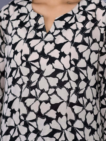 Monochrome Black & White Lounge Wear