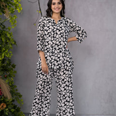 Monochrome Black & White Lounge Wear