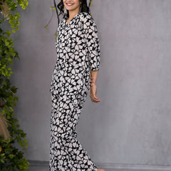 Monochrome Black & White Lounge Wear