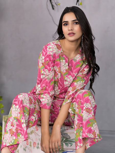 Pink Petal Lounge Wear