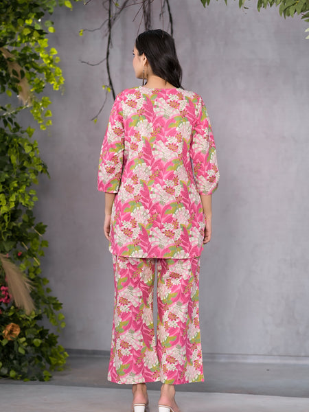Pink Petal Lounge Wear