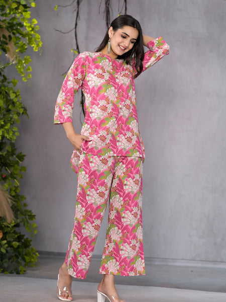 Pink Petal Lounge Wear