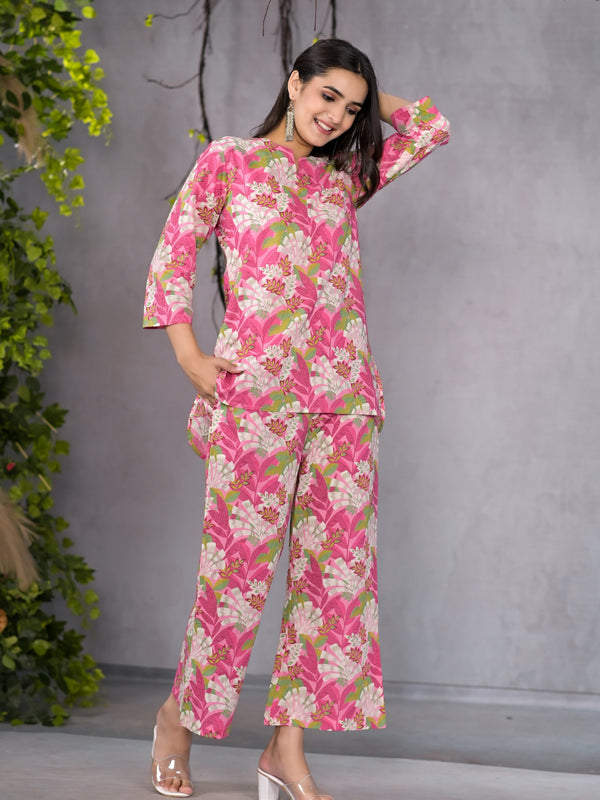 Pink Petal Lounge Wear