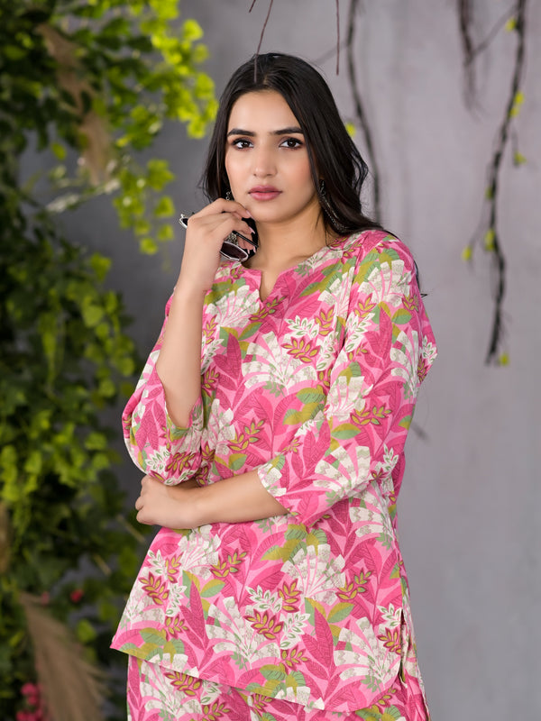 Pink Petal Lounge Wear