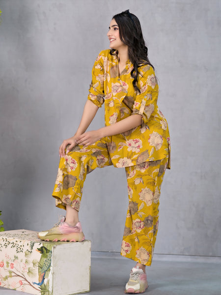 Golden Petal Co-Ord Set