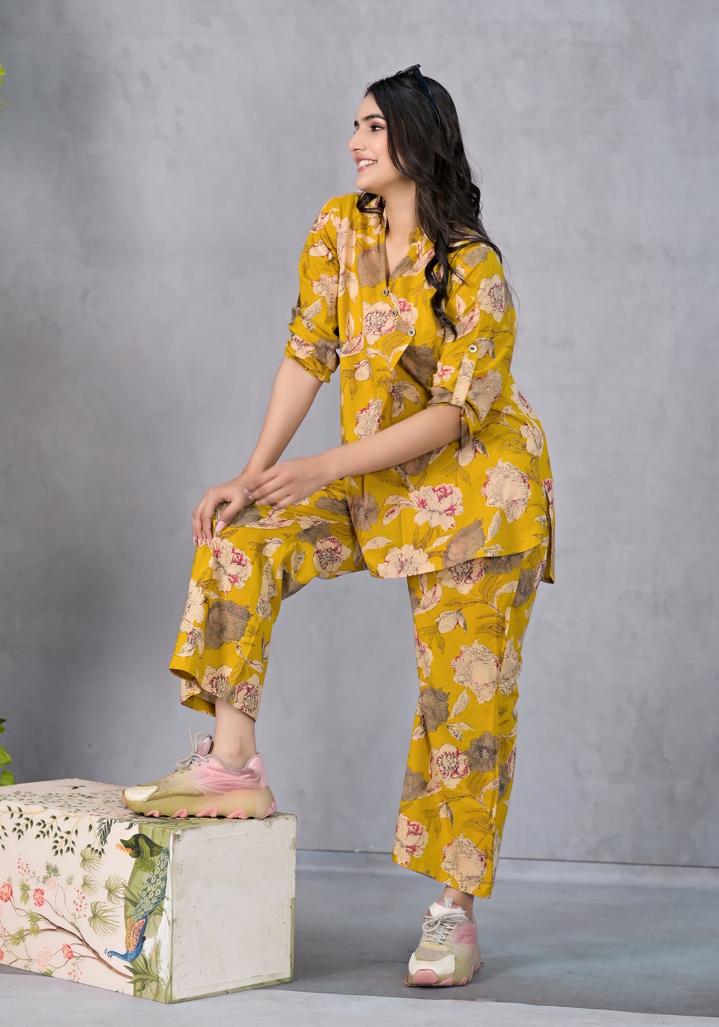 Golden Petal Co-Ord Set