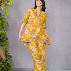 Golden Petal Co-Ord Set