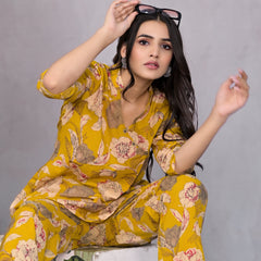 Golden Petal Co-Ord Set