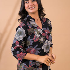 Black Co-Ord Set with Palazzo Pants