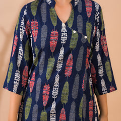 Blue Co-Ord Set with Palazzo Pants