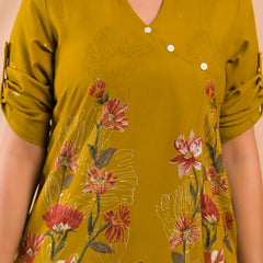 Mustard Co-Ord Set with Palazzo Pants