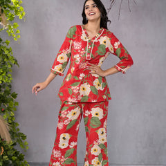 Ruby Floral Co-Ord Set