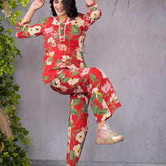 Ruby Floral Co-Ord Set