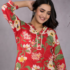 Ruby Floral Co-Ord Set