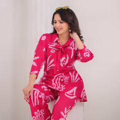 Rani Pink Cotton Co-Ord Set