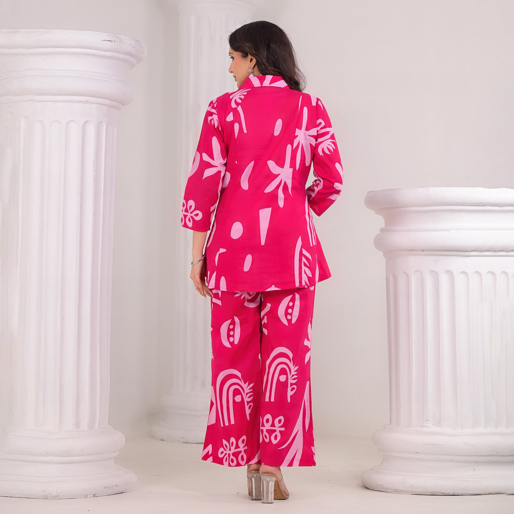 Rani Pink Cotton Co-Ord Set