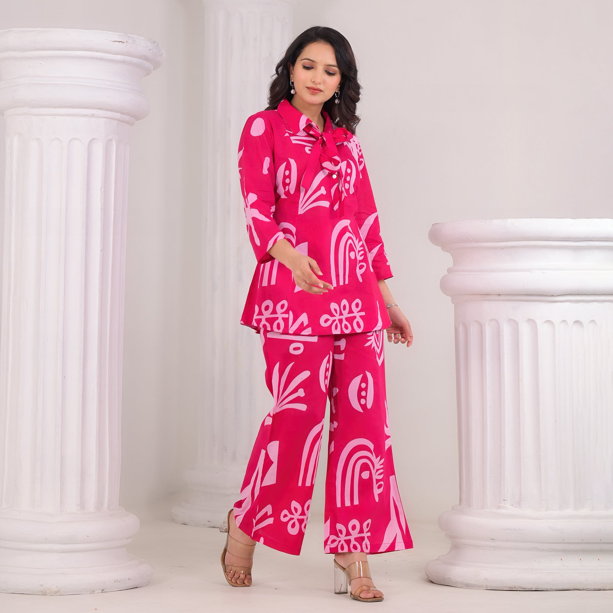 Rani Pink Cotton Co-Ord Set