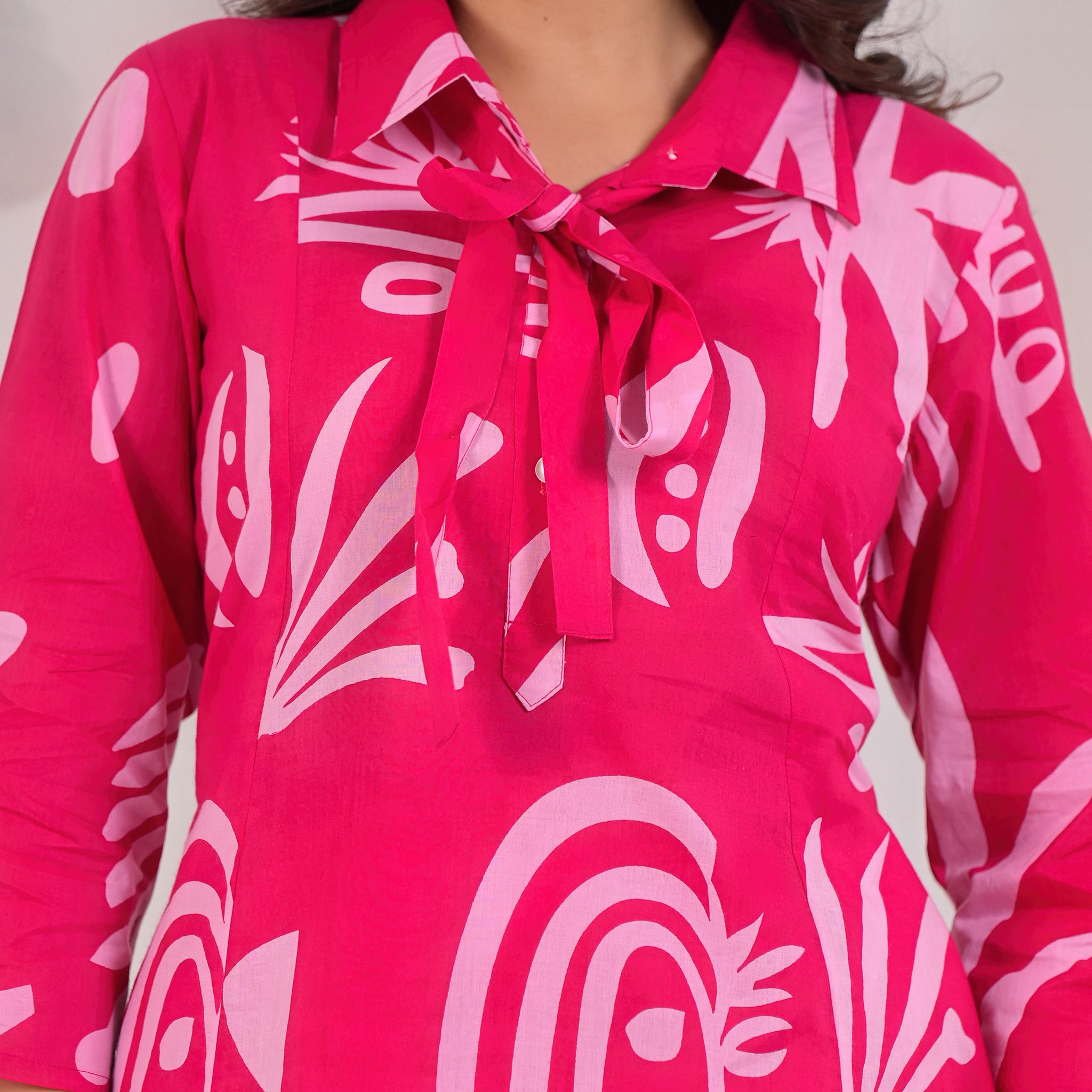 Rani Pink Cotton Co-Ord Set