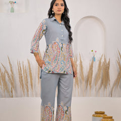 Daily wear women rayon co ord set design