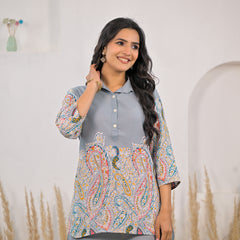 Women casual wear rayon co ord set
