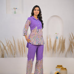 Daily wear girl rayon co ord set design