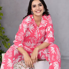 Palm Pink Lounge Wear