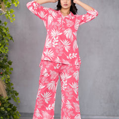 Palm Pink Lounge Wear